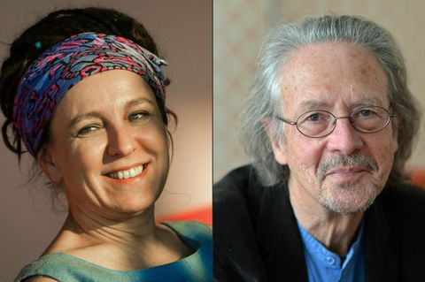 Olga Tokarczuk und Peter Handke