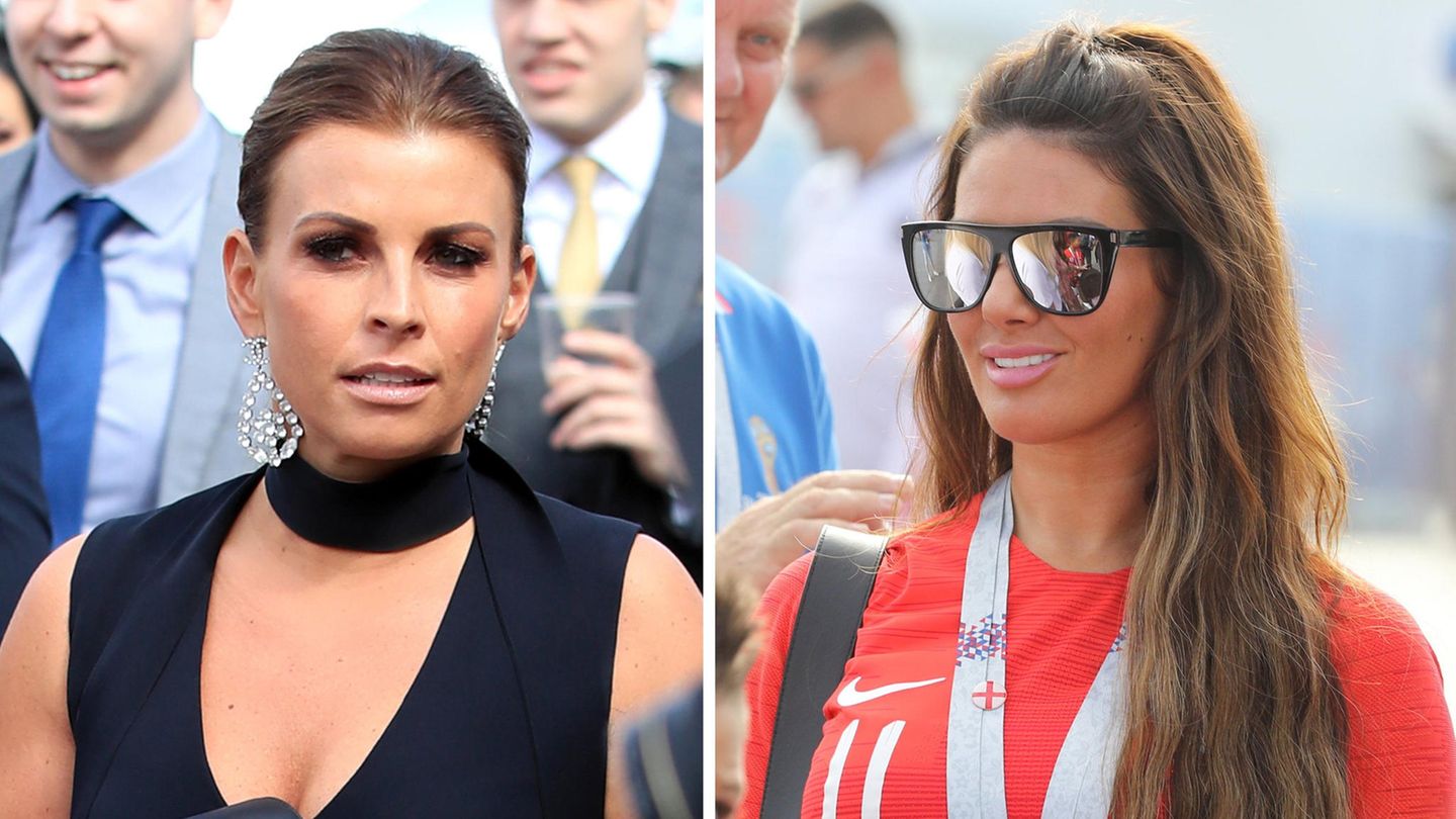 Spielerfrauen Coleen Rooney und Rebekah Vardy