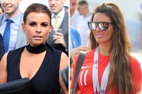 Spielerfrauen Coleen Rooney und Rebekah Vardy