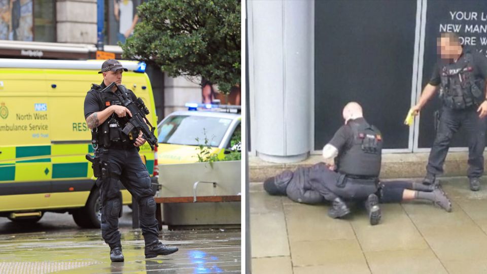 Fünf Menschen sind am Freitag bei einer Messerattacke niedergestochen und teilweise schwer verletzt worden. Fünf Menschen sind am Freitag bei einer Messerattacke niedergestochen und teilweise schwer verletzt worden.