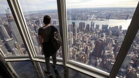 Atemraubend mitten im Himmel über Manhattan: Die renovierte Aussichtsplattform im 102. Stockwerk des Empire State Building