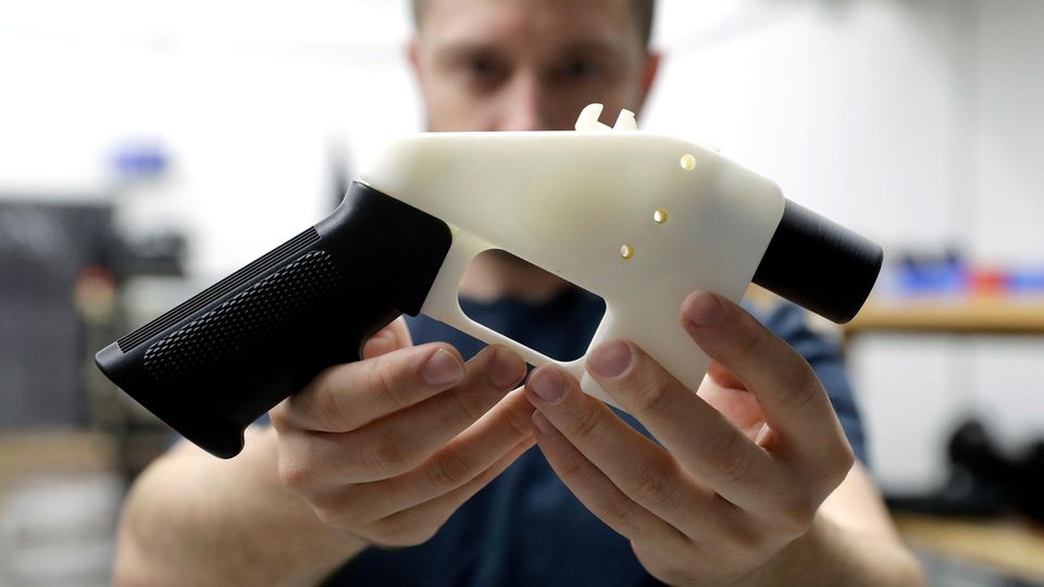 Waffe aus 3D-Drucker