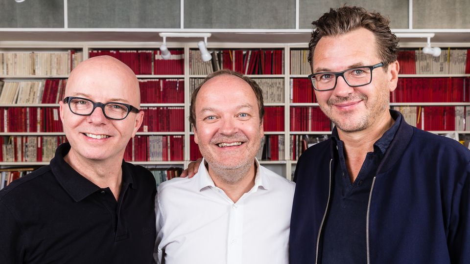 Oliver Rohrbeck, Jens Wawrczeck und Andreas Fröhlich