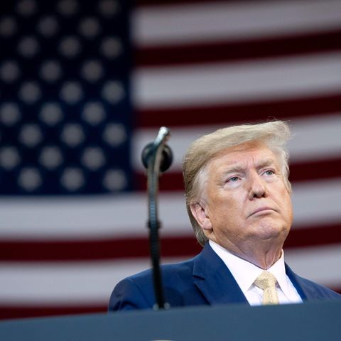 Donald Trump auf einer Wahlveranstaltung in Louisiana