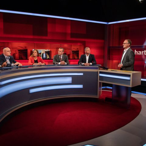 Zu Gast bei "Hart aber fair"
