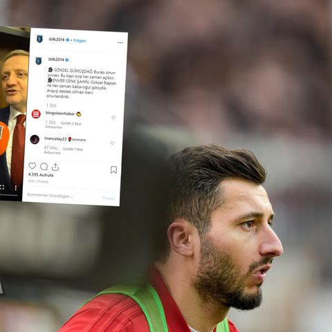Der türkische Fußballprofi Cenk Şahin