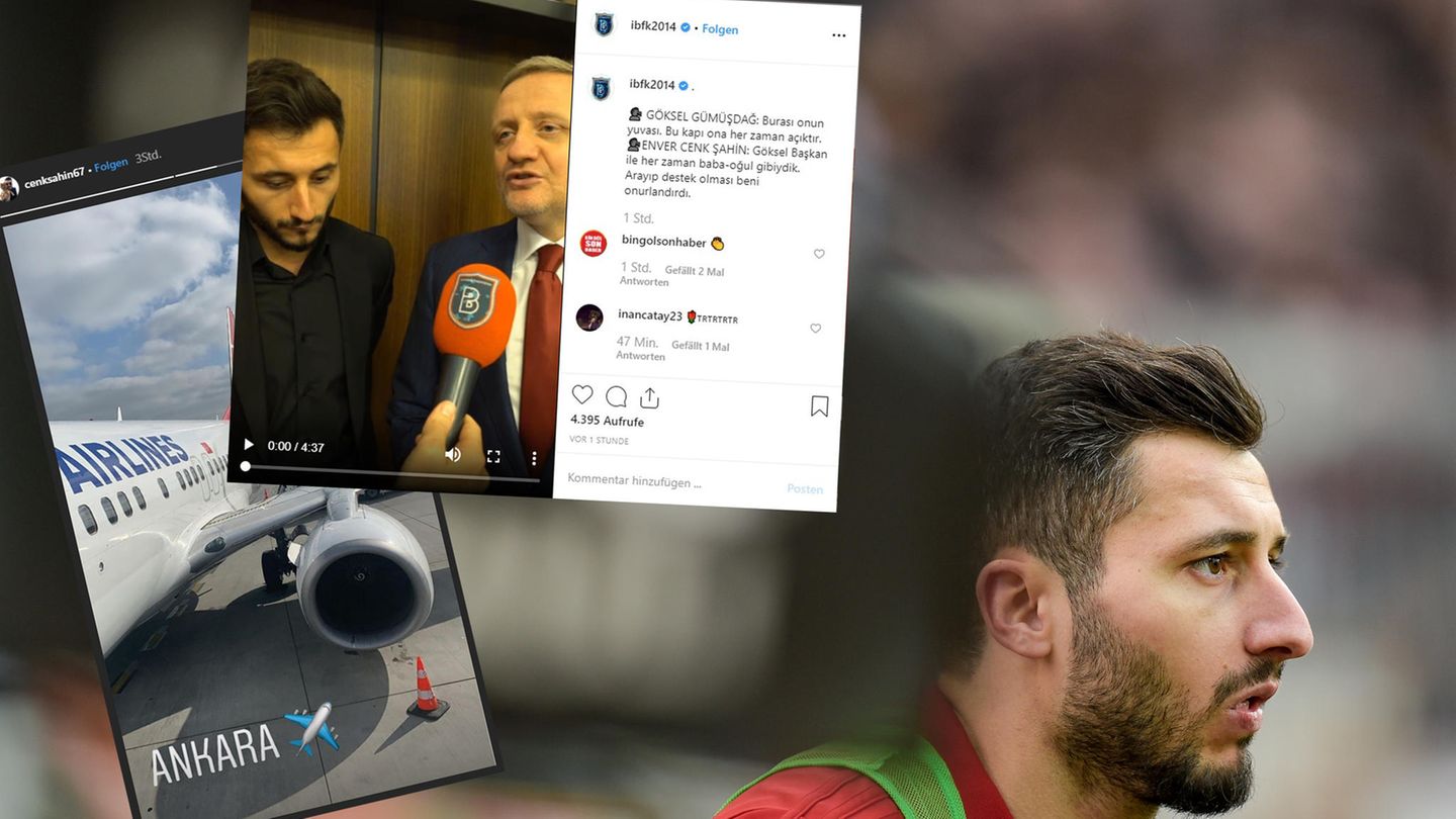 Der türkische Fußballprofi Cenk Şahin