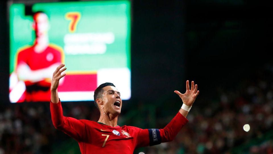 Cristiano Ronaldo ist der aktive Spieler mit den meisten erzielten Toren in seiner Karriere
