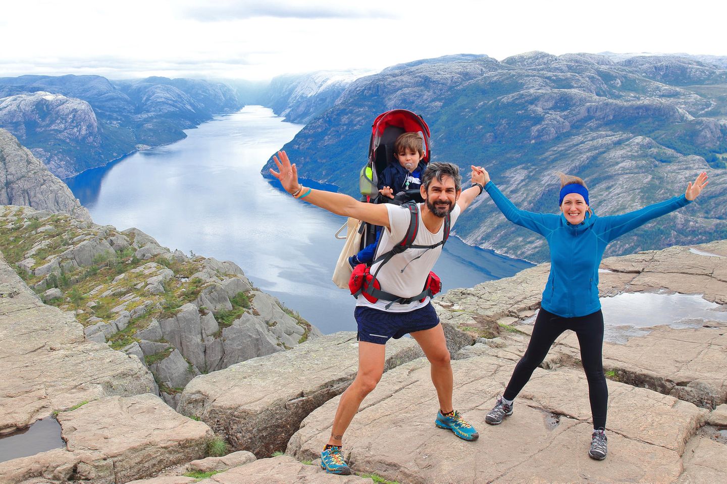 Wandern durch Fjord-Norwegen: "Es gibt kein schlechtes Wetter, nur schlechte Kleidung"“, sagen viele der Freunde zu Are Kalvø.