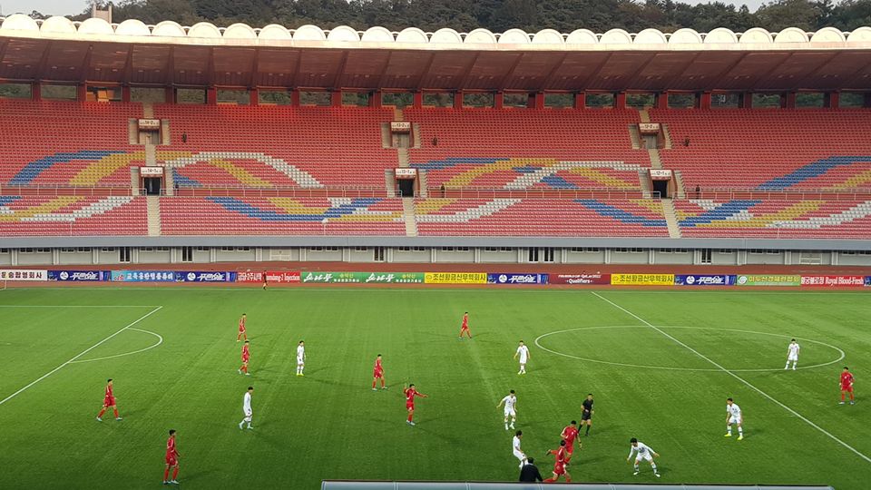 Zuschauerzahl: 0 – Szene aus dem ersten Länderspiel zwischen Nordkorea und Südkorea