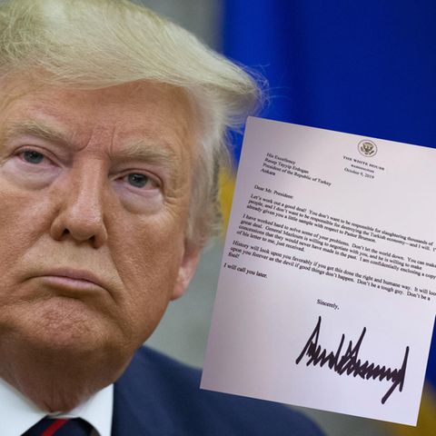 Das Schreiben, das Donald Trump am 9. Oktober an die Adresse des türkischen Präsidenten richtete