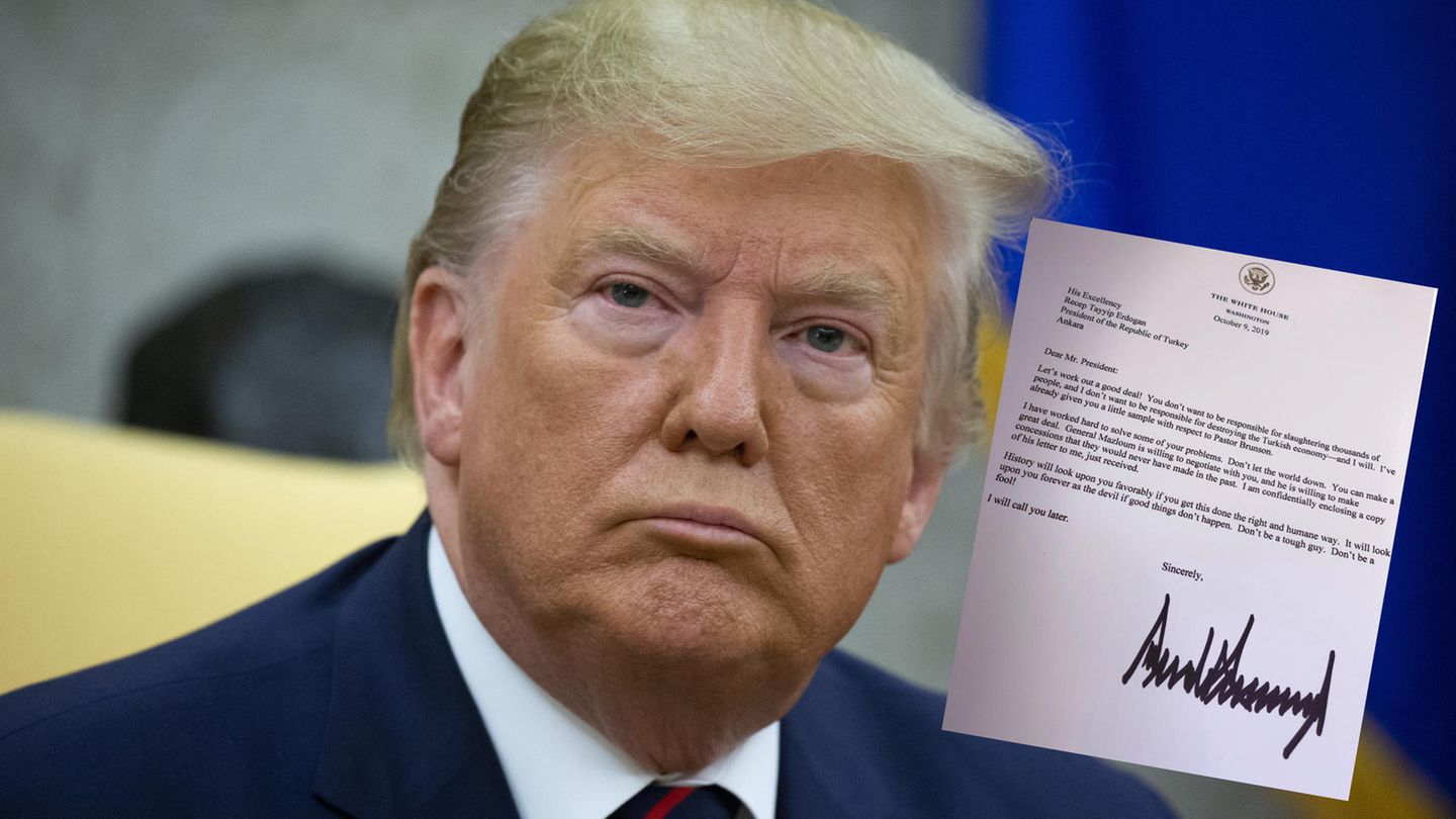 Das Schreiben, das Donald Trump am 9. Oktober an die Adresse des türkischen Präsidenten richtete