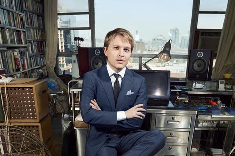Ronan Farrow in einer Produktionsloft in New York
