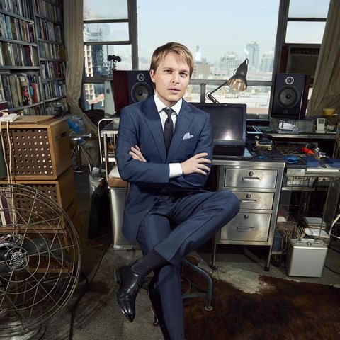 Ronan Farrow in einer Produktionsloft in New York
