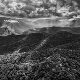 Die nebelverhüllten Berge im Norden Brasiliens