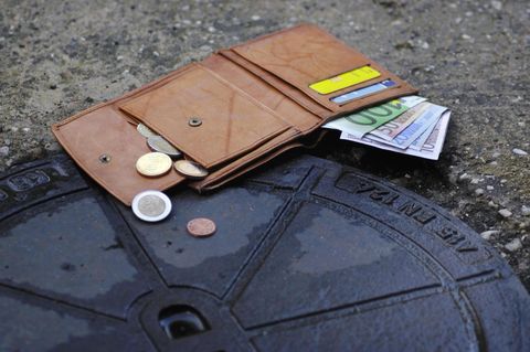Der Londoner Tim Cameron verlor sein Portemonnaie auf der Straße