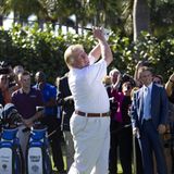 Ein Foto von 2014: Donald Trum beim Golfspiel in seinem einem Club.