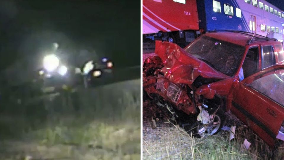 Utah: Bewusstlos im Auto auf den Bahngleisen – US-Cop rettet Mann in letzter Sekunde Utah: Bewusstlos im Auto auf den Bahngleisen – US-Cop rettet Mann in letzter Sekunde