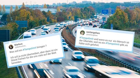 Tempolimit auf deutschen Autobahnen? Das Thema spaltet die Republik.