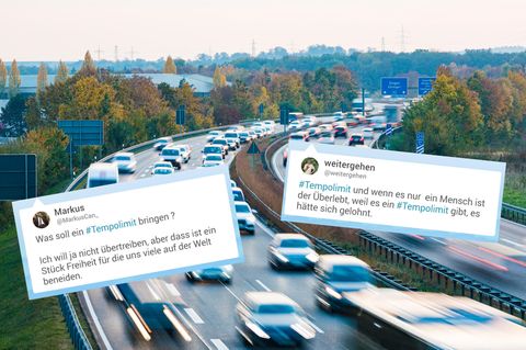 Tempolimit auf deutschen Autobahnen? Das Thema spaltet die Republik.