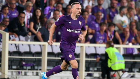 Franck Ribéry für AC Florenz in Aktion
