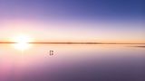 Sonnenaufgang über der Salar de Uyuni