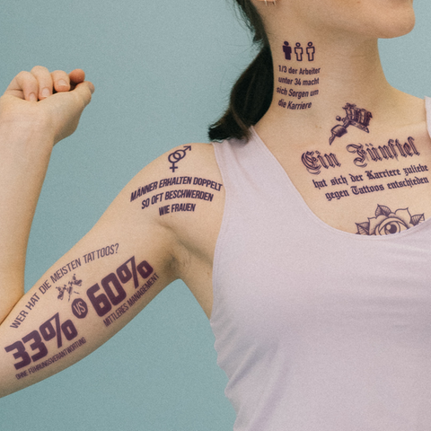 Tattoos am Arbeitsplatz: Überraschende Ergebnisse bei Studie