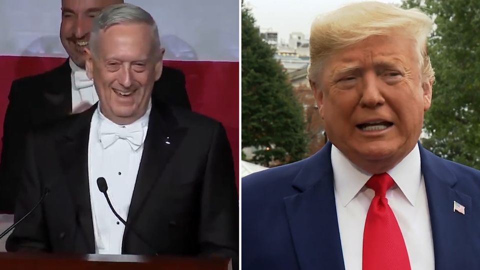 Collage: James Mattis, Donald Trump Collage: James Mattis, Donald Trump