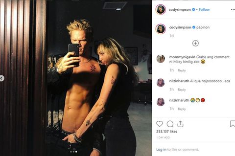Cody Simpson und Miley Cyrus