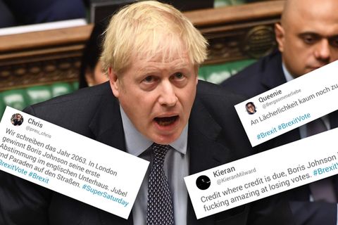 Niederlage im Unterhaus: "Ehre, wem Ehre gebührt – er ist verdammt gut darin, zu verlieren." – Twitter grillt Boris Johnson
