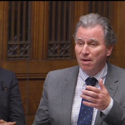 Oliver Letwin während seiner Rede im Unterhaus vor der Abstimmung über seinen Antrag