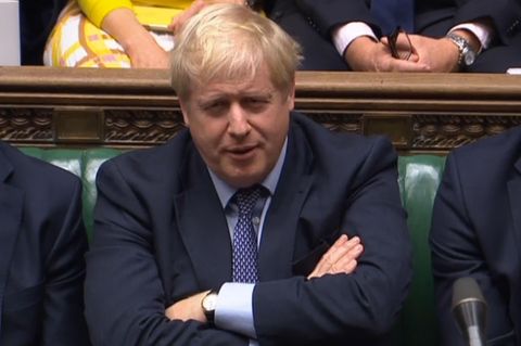 Boris Johnson im Unterhaus