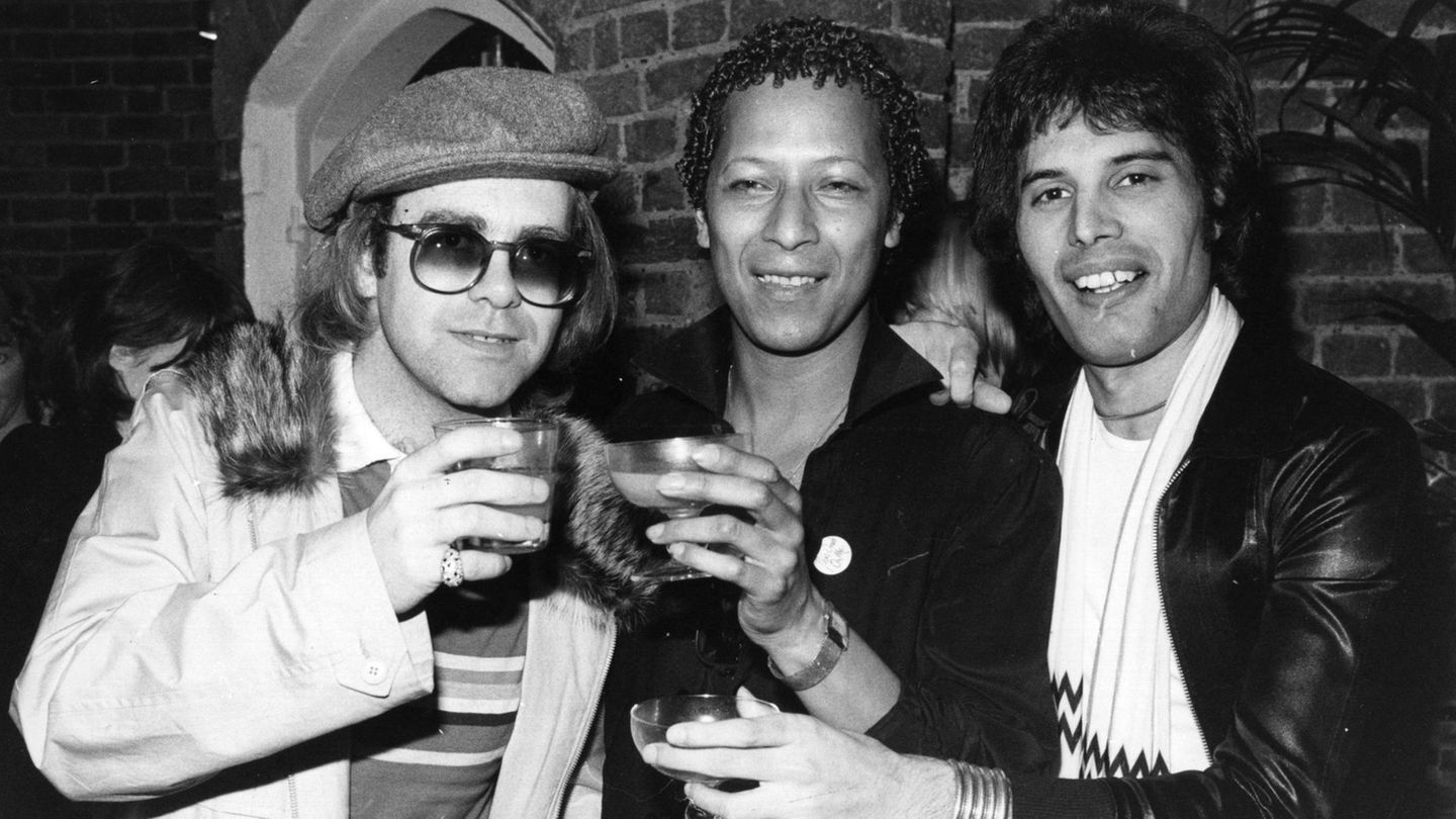 Elton John und Freddie Mercury