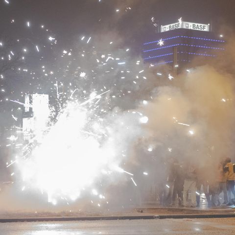Silvester-Feuerwerk in Berlin