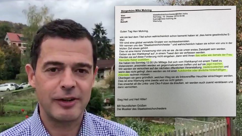 Morddrohungen gegen CDU-Spitzenkandidat Mohring Morddrohungen gegen CDU-Spitzenkandidat Mohring
