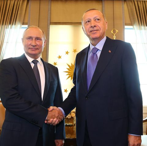 Wladimir Putin und Recep Tayyip Erdogan bei einem Treffen in Ankara im vergangenen September 
