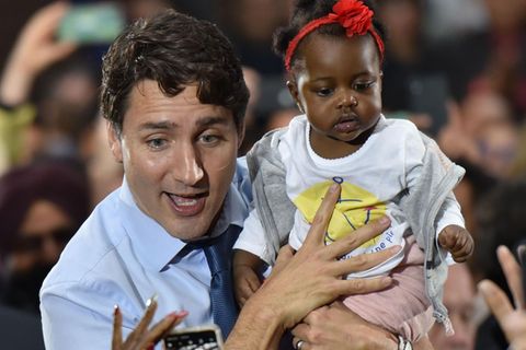 Kanada: Justin Trudeau beim Wahlkampf
