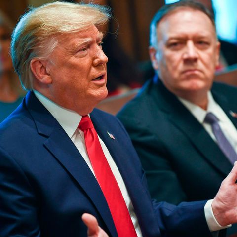 US-Präsident Donald Trump vor der Kabinettssitzung im Weißen Haus