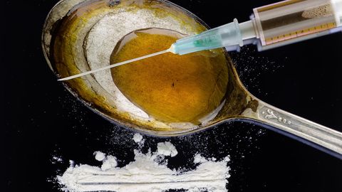 Heroin und Kokain