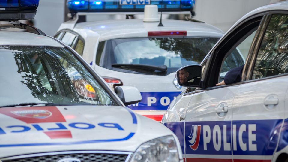 Polizeiautos in Frankreich