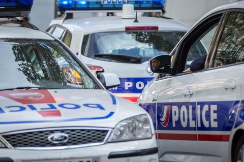 Polizeiautos in Frankreich