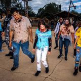 Eine Gruppe zombifizierter Horrorfans in Soltau