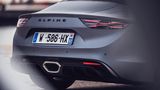 Das Endrohr sorgt beim Alpine A110S für einen satten Sound