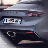 Das Endrohr sorgt beim Alpine A110S für einen satten Sound
