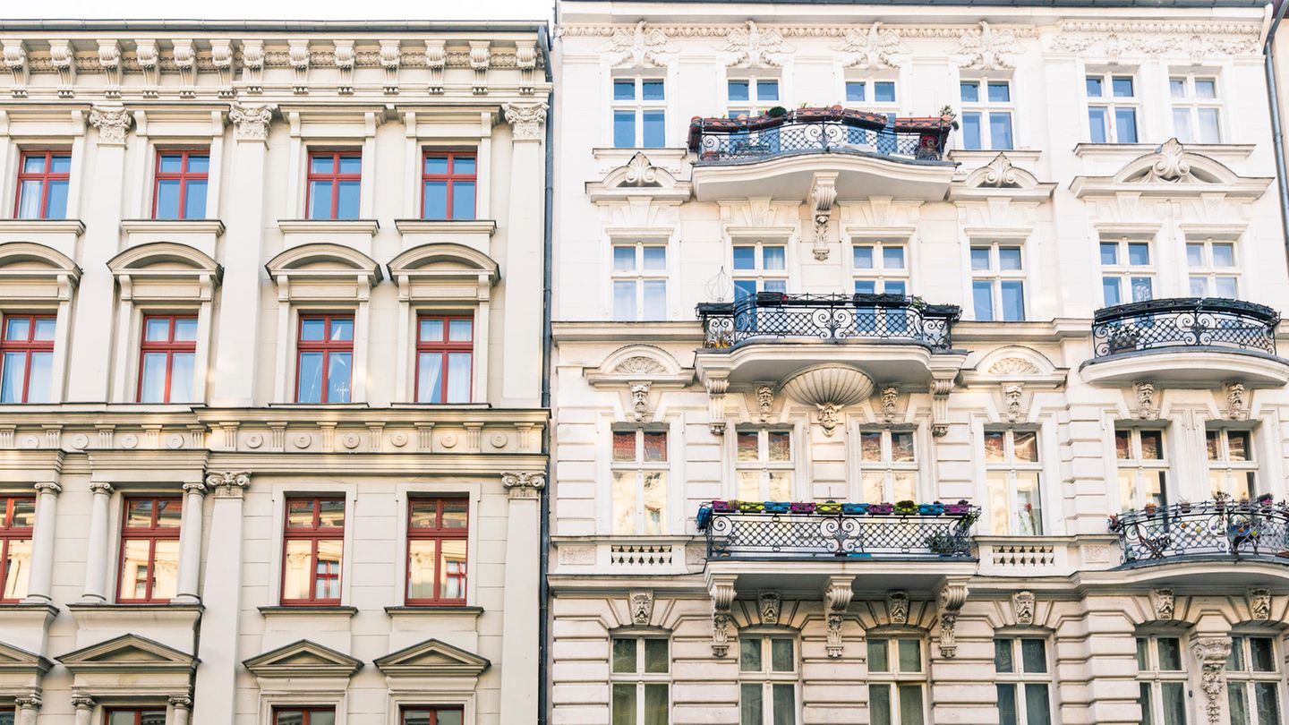 Altbauten in der Stadt