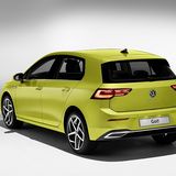 Auch das Heck ist typisch Golf