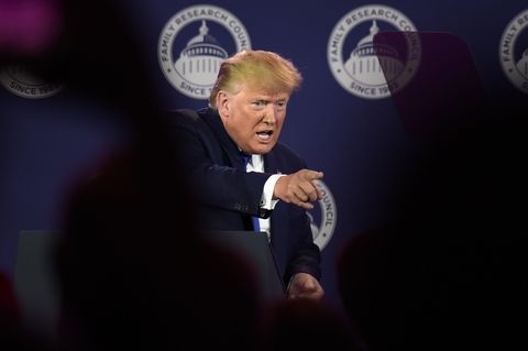 US-Präsident Donald Trump schimpft ständig über angebliche "Fake News"