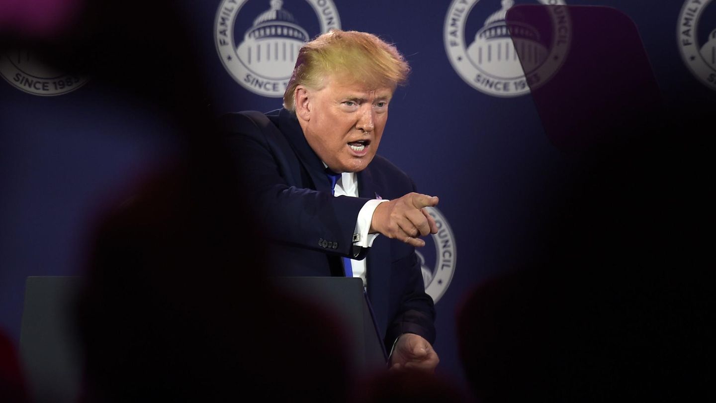 US-Präsident Donald Trump schimpft ständig über angebliche "Fake News"