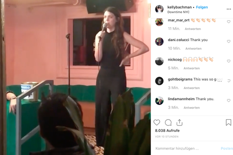 Kelly Bachman macht Witze über Harvey Weinstein