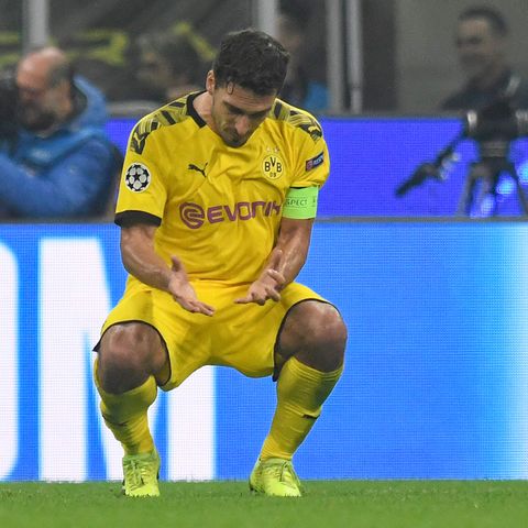Mats Hummels war nach dem 2:0 von Mailand sichtlich angefressen